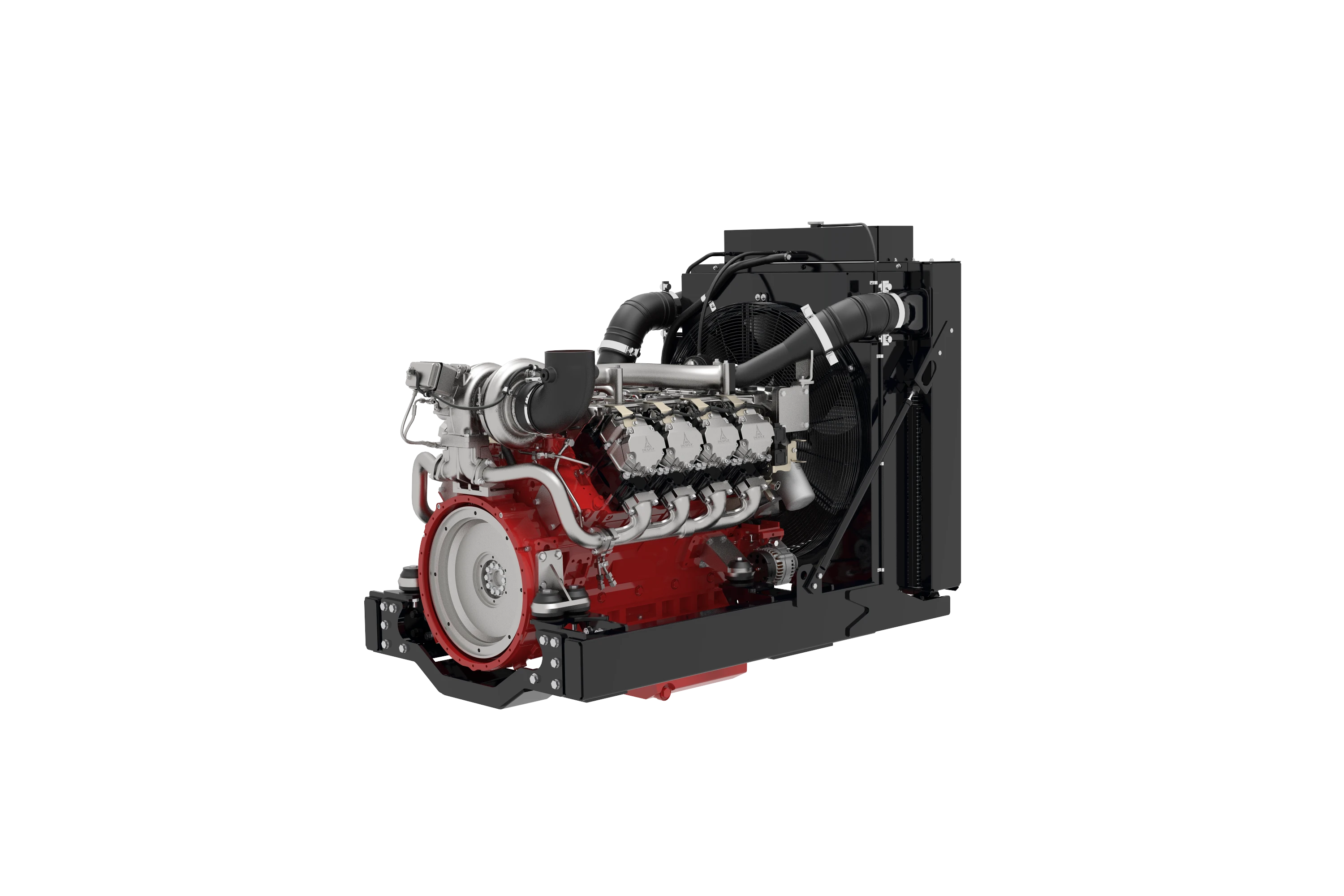 Industrial engine assembly